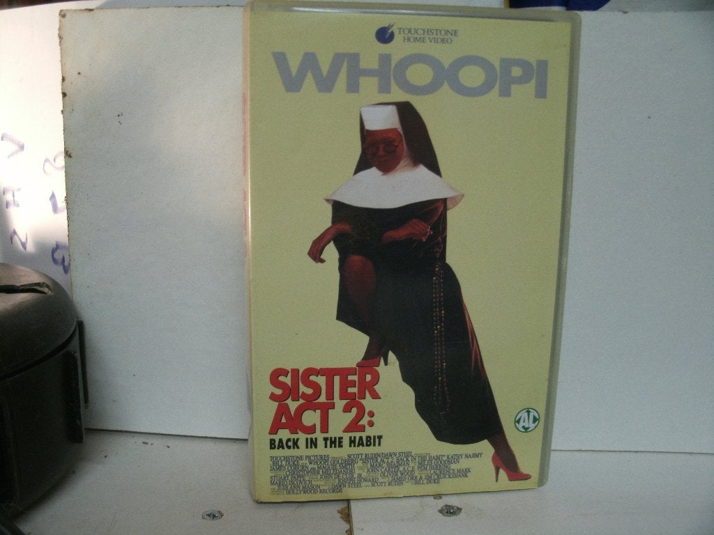vhs 183b sister act 2, Cd's en Dvd's, Alle leeftijden, Ophalen of Verzenden, Gebruikt, Komedie