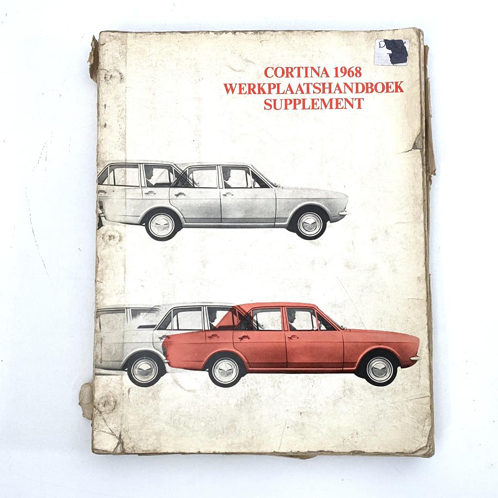 1968 Ford Cortina werkplaatshandboek supplement, Verzenden