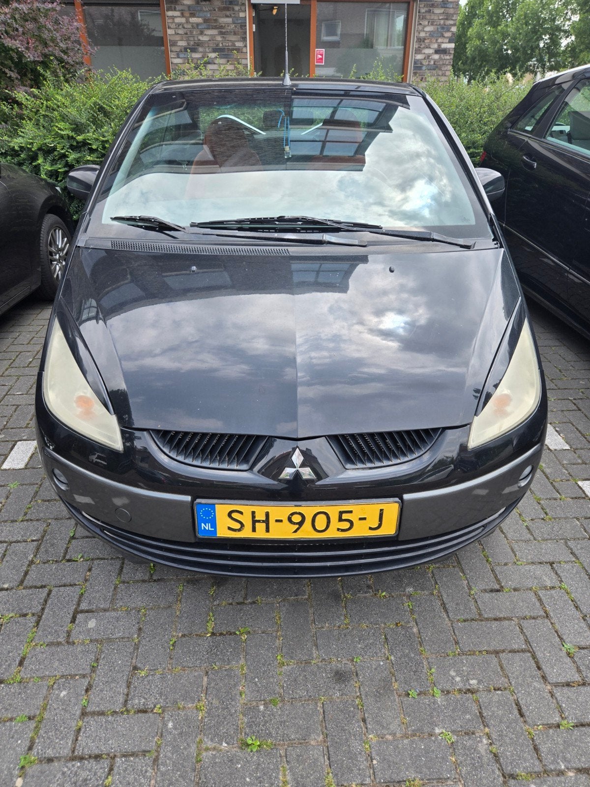 Mitsubishi Colt 1.5 CZC 2006 Zwart, Auto's, Voorwielaandrijving, 15 km/l, 4 cilinders, Cabriolet