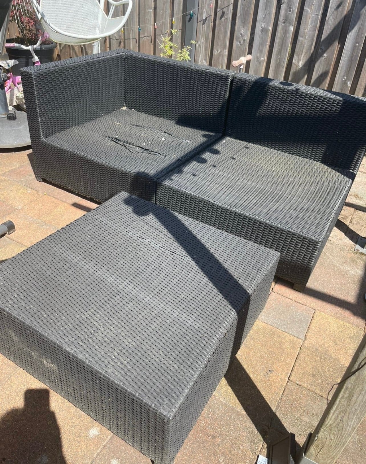 Loungeset, Ophalen, Gebruikt, Kunststof