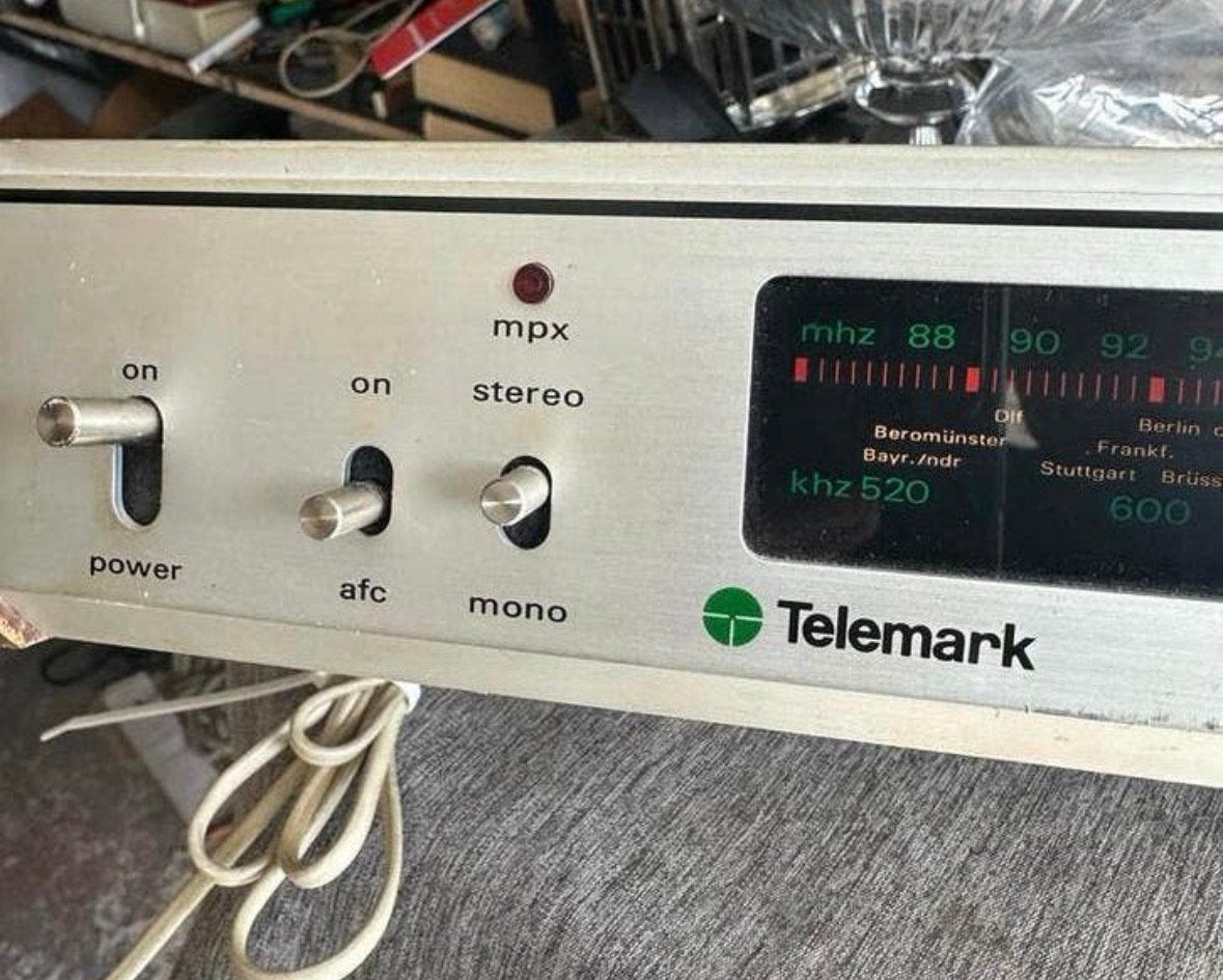 Telemark AM-FM Stereo MPX Tuner Vintage Radio, Ophalen of Verzenden, Gebruikt