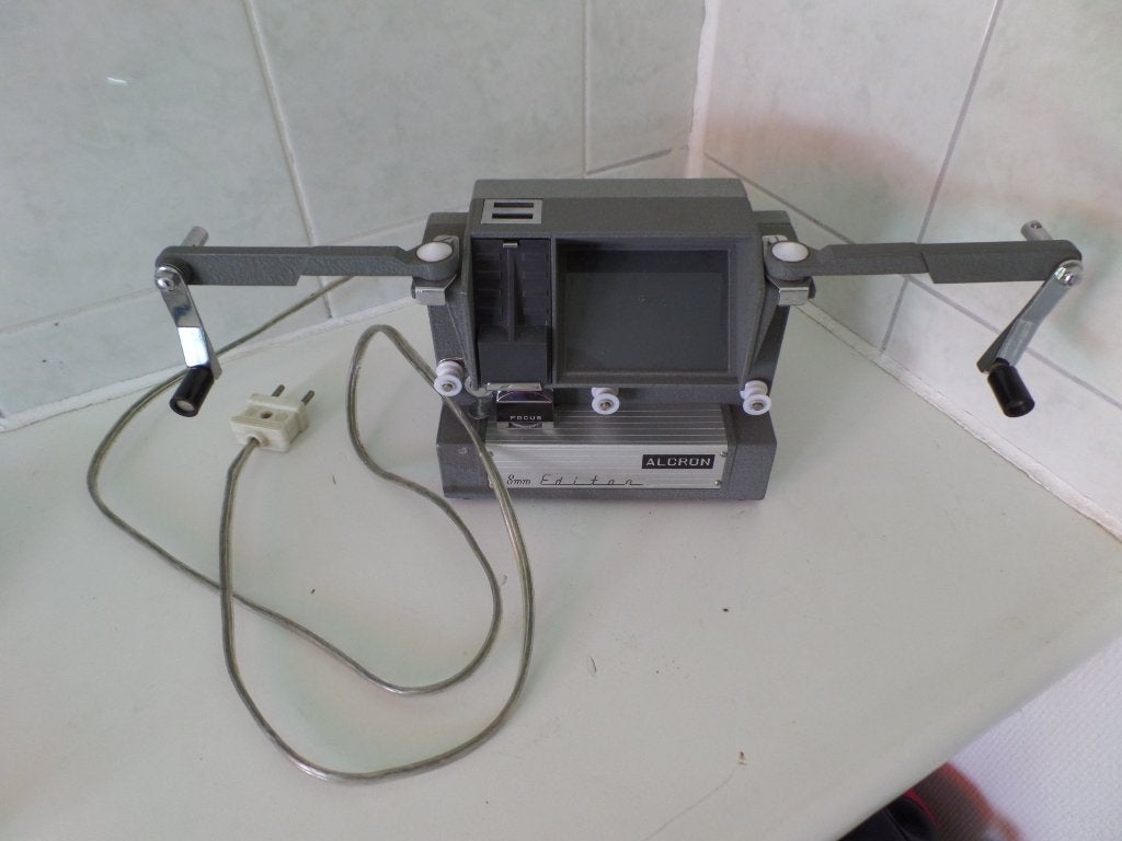 Filmviewer, ALCRON, 8 mm Editor-(#9082), Verzamelen, Fotografica en Filmapparatuur, Ophalen of Verzenden, 1960 tot 1980, Projector