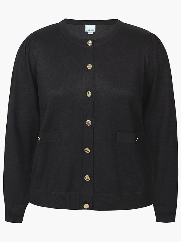 Zwart vest Kogle van Zhenzi Maat 50/52 L, Z, Zhenzi, Z, Zwart