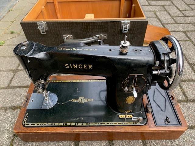 Singer naaimachine 201K, Ophalen, Gebruikt