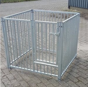 Kennel Honden Ren / Gegalvaniseerde Panelen Hondenbench!, Ophalen of Verzenden, Nieuw, Overige typen