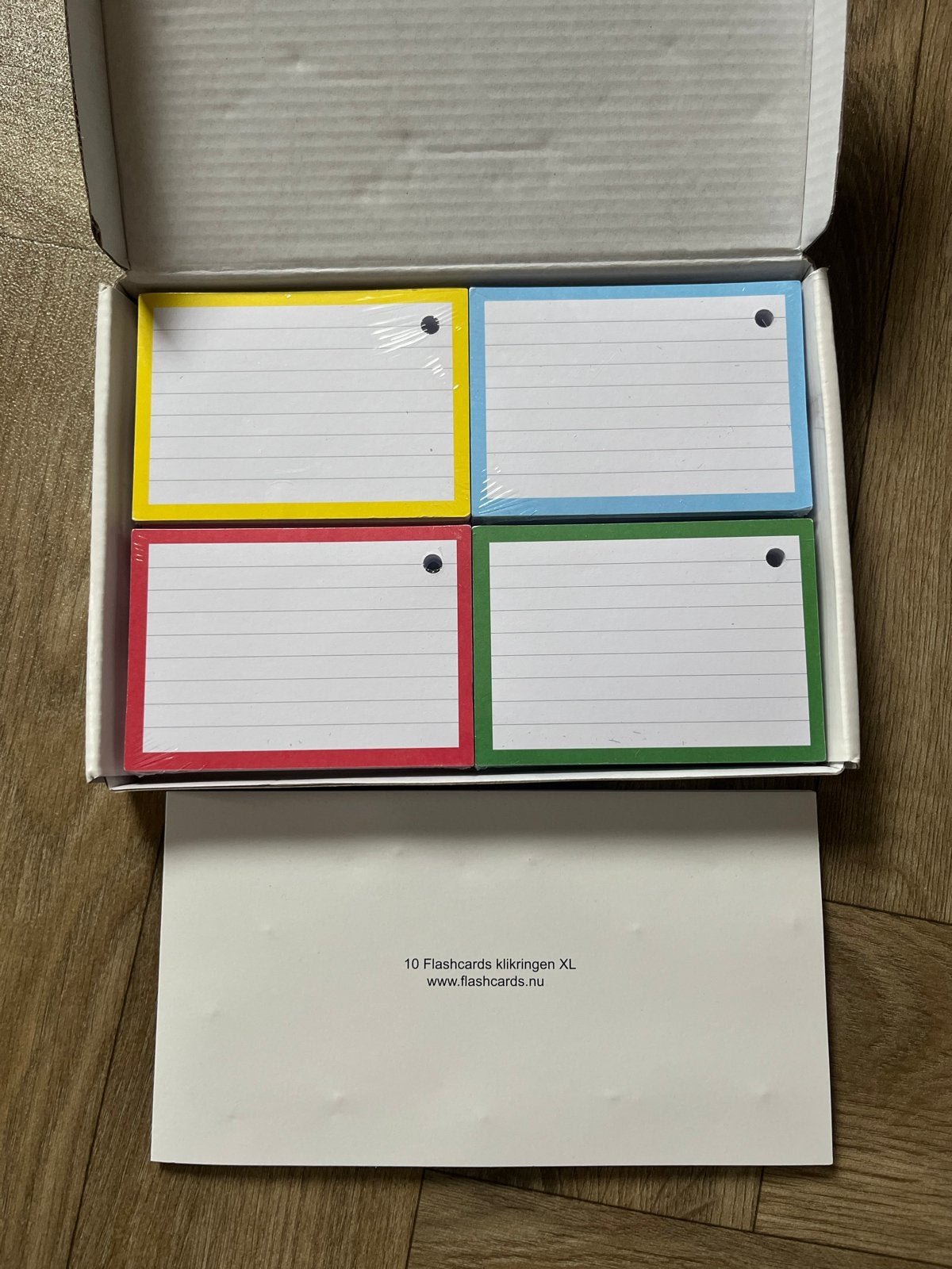 Flashcards met klikringen, Ophalen of Verzenden, Nieuw