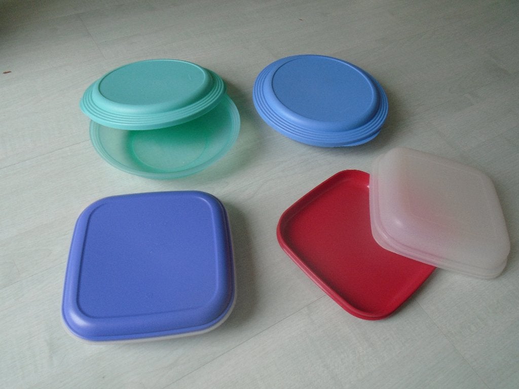 bewaarschaaltjes rond, tupperware, Huis en Inrichting, Keuken | Tupperware, Ophalen of Verzenden, Zo goed als nieuw, Overige typen