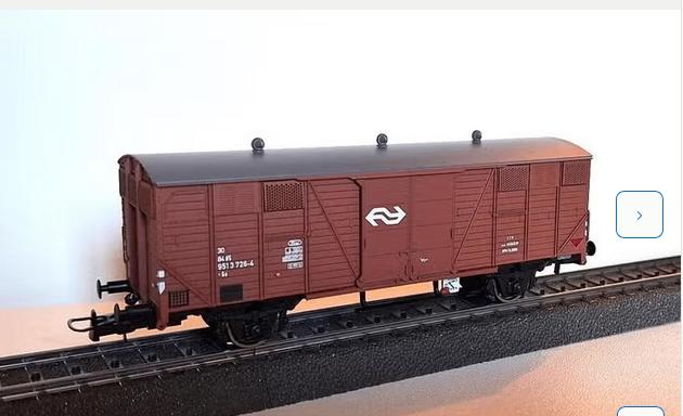 Artitec 20.164.01 - 4-deurs Magazijnwagen van de NS in ovp, Hobby en Vrije tijd, Overige merken, Gelijkstroom, Ophalen of Verzenden