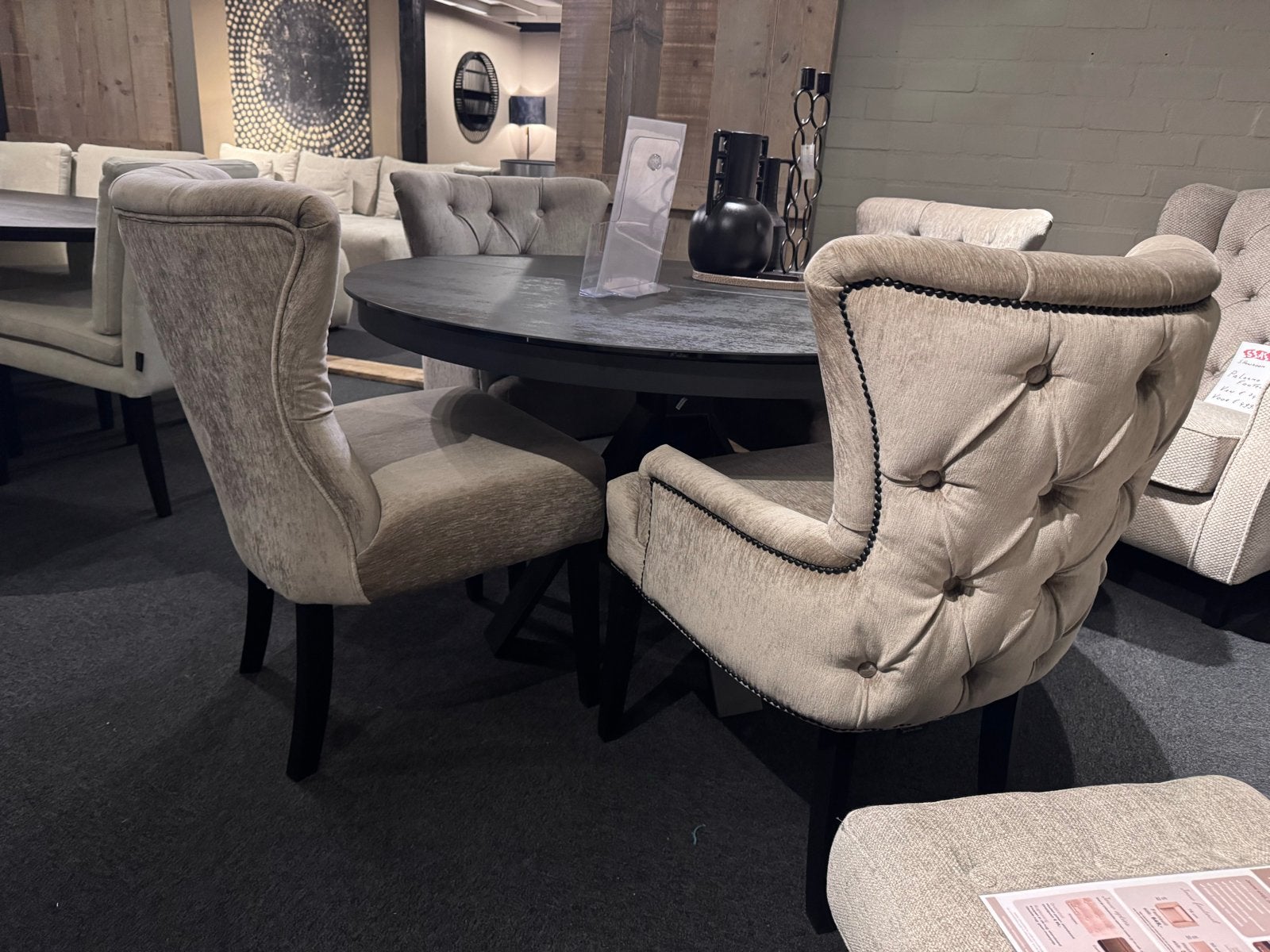 4 UrbanSofa Amy stoelen - showroommodel, Ophalen, Overige kleuren, Zo goed als nieuw, Vier