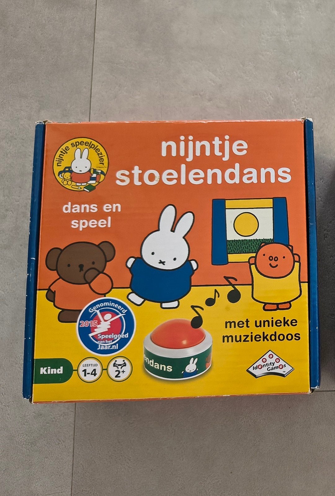 Spel Nijntje stoelendans, Ophalen, Gebruikt