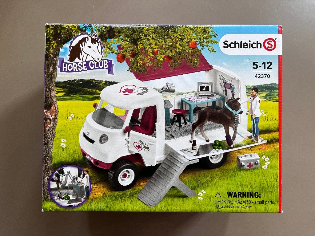 Schleich set 42370 Mobiele dierenarts, Ophalen of Verzenden, Zo goed als nieuw