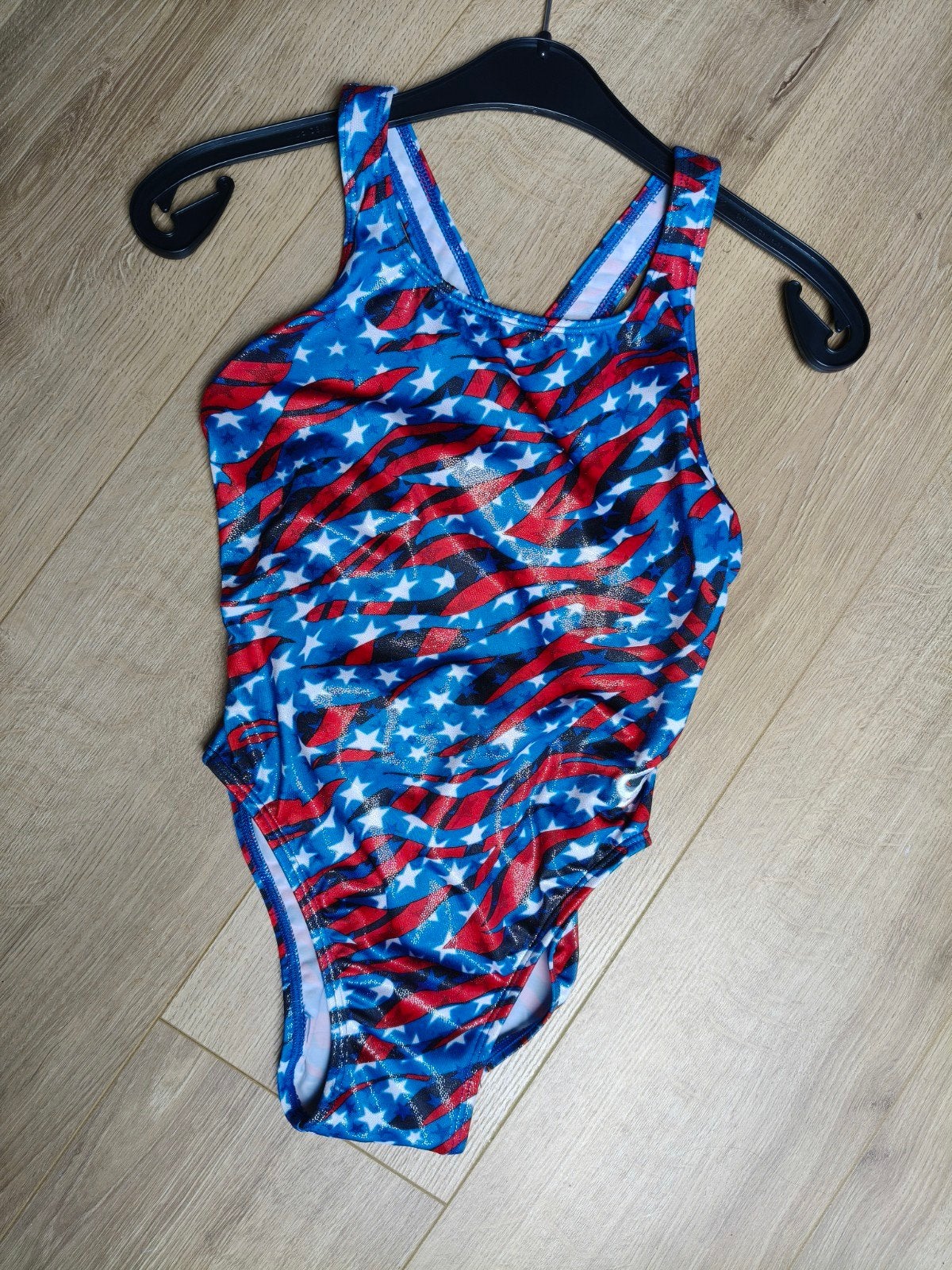 Turnpak Elite Sportswear Rood Blauw Gymnastiek Glanzend, Ophalen of Verzenden, Nieuw