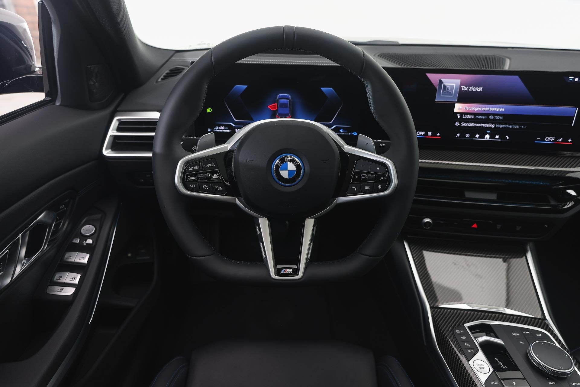 BMW 3 Serie 330e M Sport Automaat / Schuif-kanteldak / M Spo, Automaat, Achterwielaandrijving, 4 cilinders, Zwart