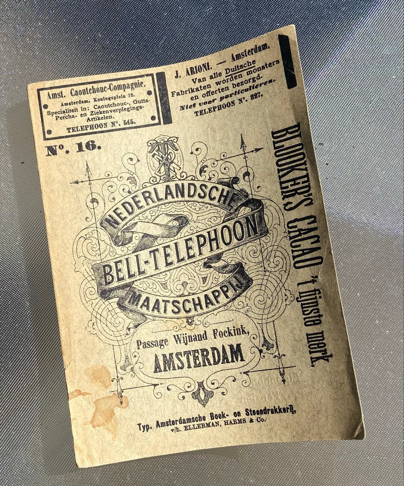 Historisch Telefoonboek Bell Telephone Company 1890, Ophalen, Gelezen, Catalogus