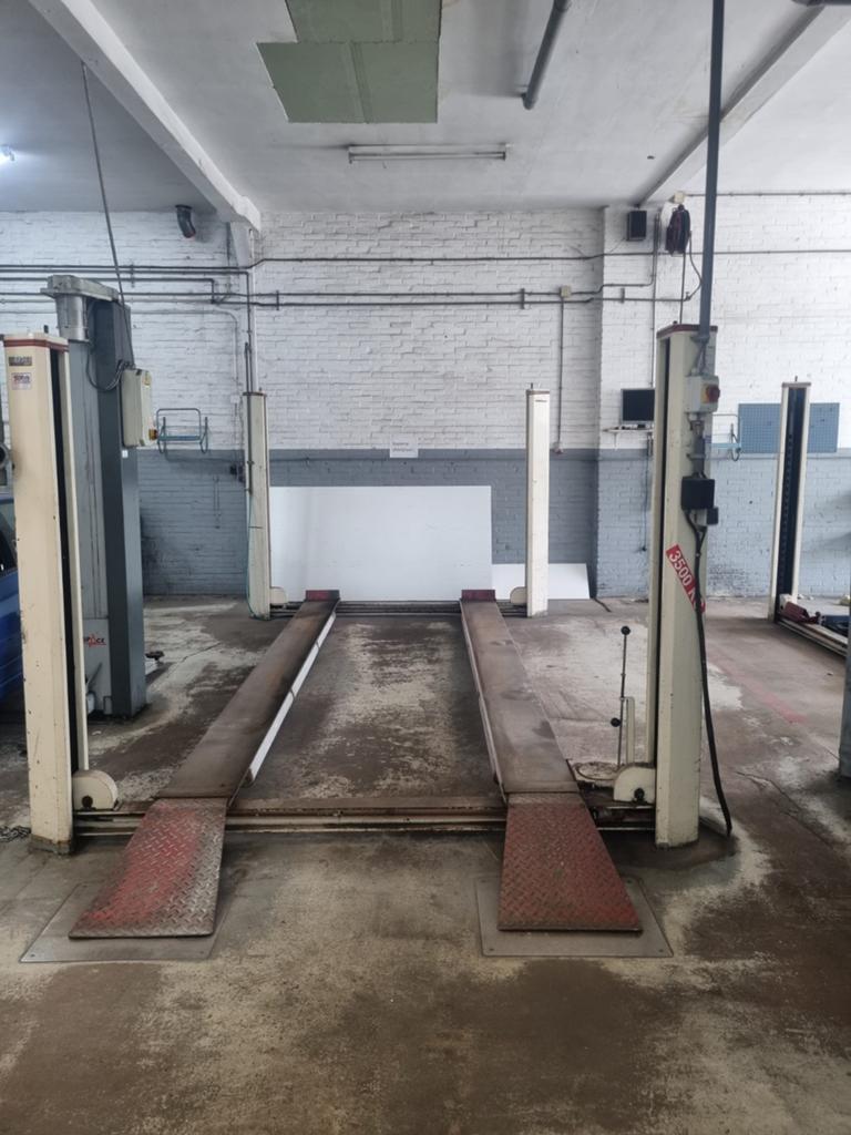 Koni 4-koloms hefbrug 3500kg, Ophalen