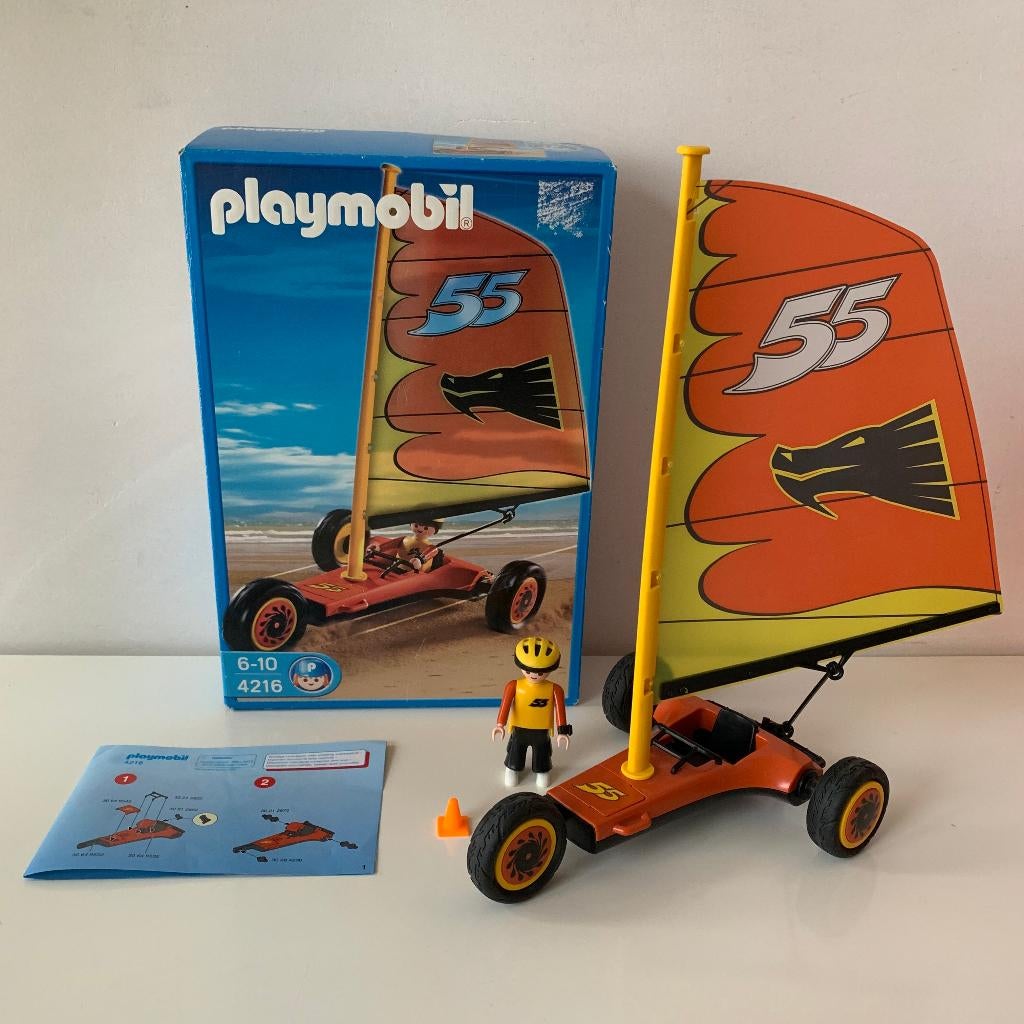 Playmobil 4216 Strand surfer inclusief doos, Ophalen of Verzenden, Zo goed als nieuw