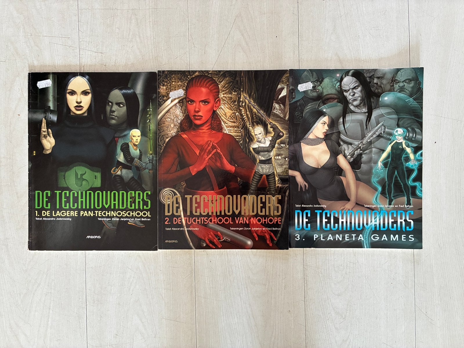 De Technovaders 1 t/m 3 – Jodorowsky & Janjetov, Boeken, Meerdere stripboeken, Ophalen of Verzenden