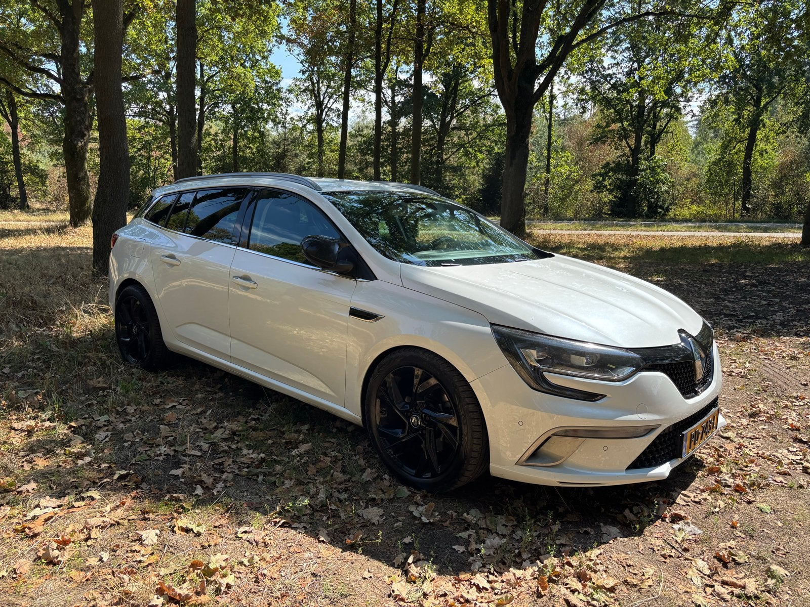 Renault Mégane 1.6 GT Turbo 205 EDC Estate 2017 Wit, 1618 cc, Zwart, 4 cilinders, Wit