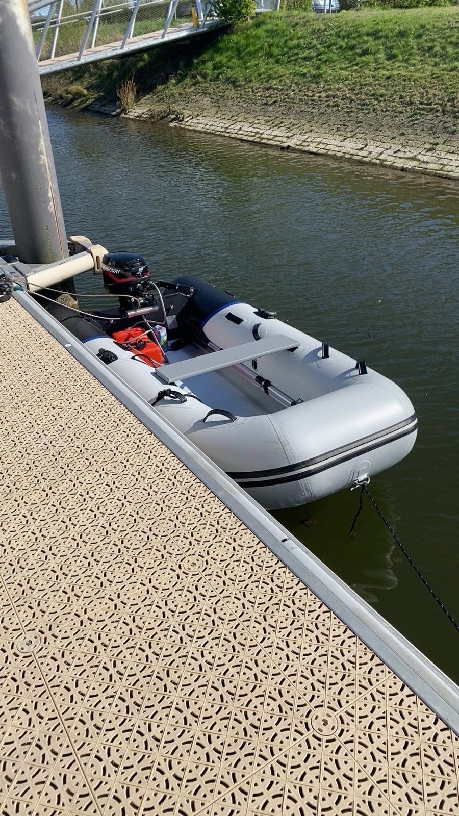 Yam 310s met mercury 8pk buitenboordmotor, Watersport en Boten, Ophalen, Zo goed als nieuw, Motor en Techniek, Motorboot