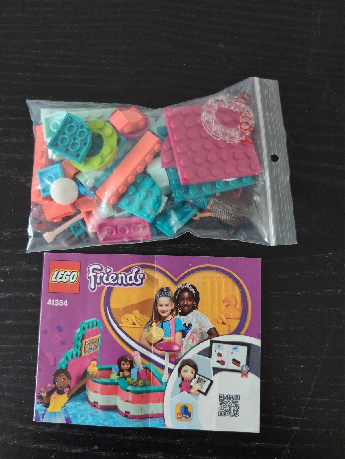LEGO Friends 41384 Zomer Hart Box Andrea's Zomerpret, Gebruikt, Lego, Friends, Ophalen of Verzenden