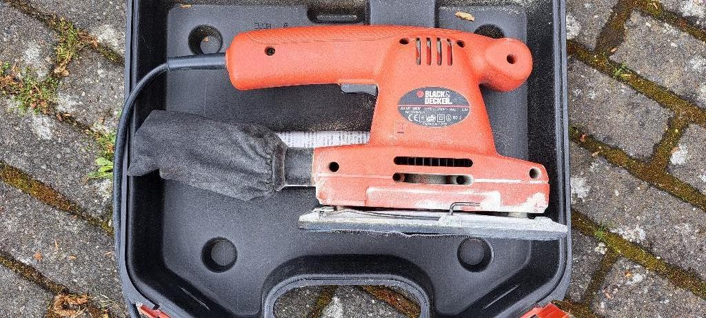 Black & Decker KA197 185W Type 1 schuurmachine, Ophalen of Verzenden, Gebruikt