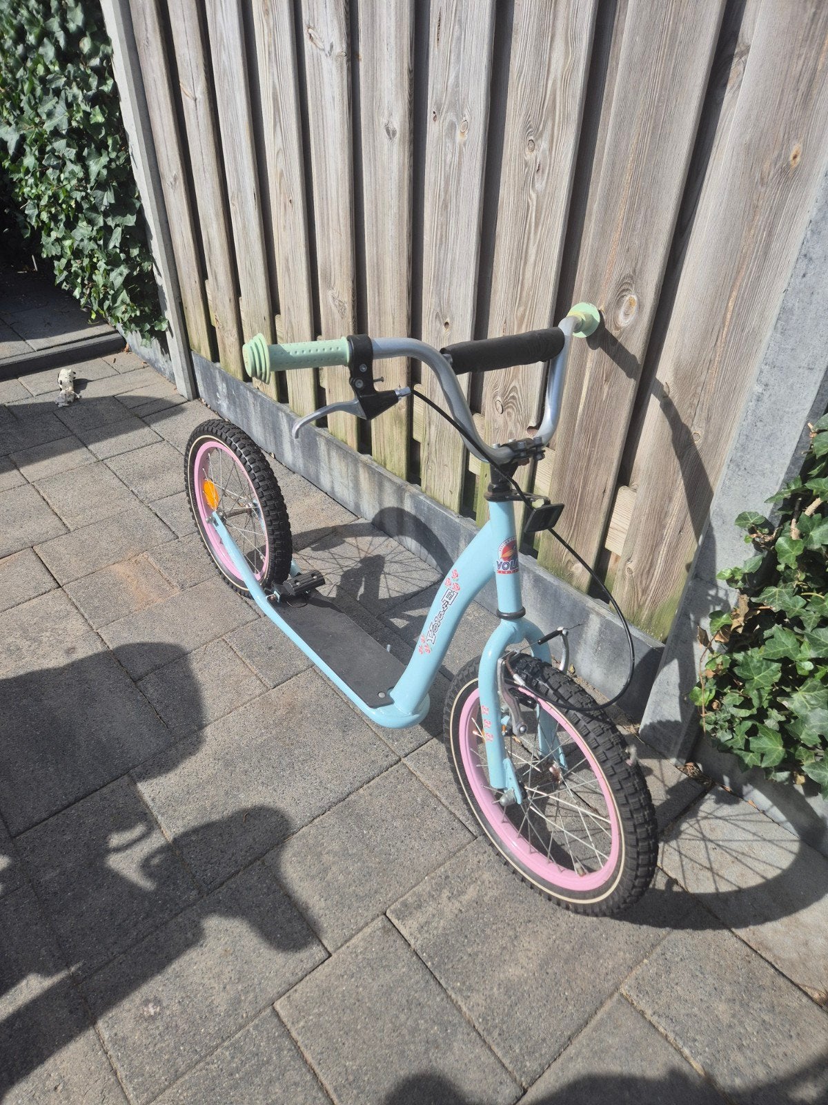 Volare Step Autoped 16 Inch - Mint Blauw, Ophalen of Verzenden, Gebruikt, Gewone step, Volare