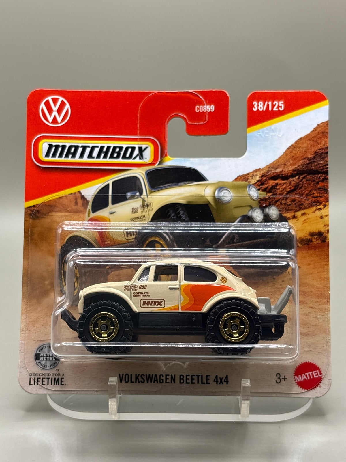 Matchbox Volkswagen Beetle 4x4 - Nieuw in verpakking, Auto, Nieuw, Ophalen of Verzenden, Mattel