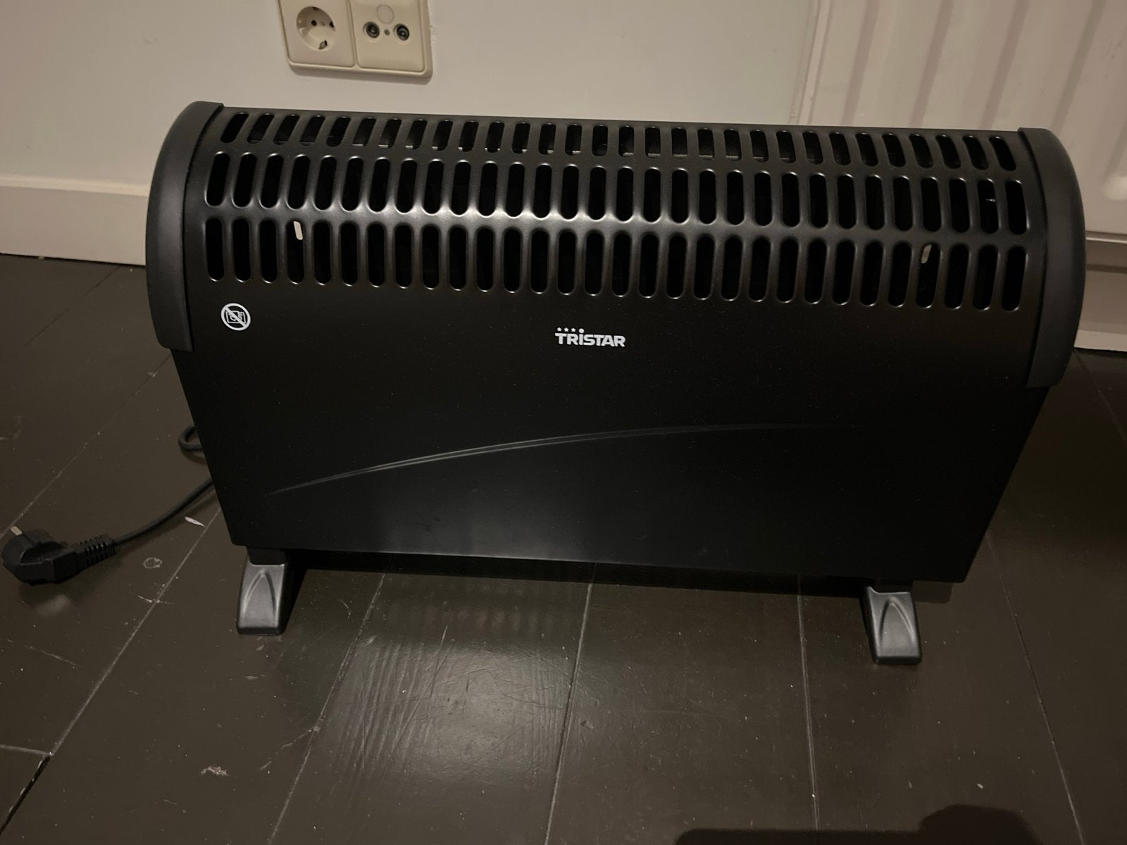 Tristar Convector kachel 1500W - Zwart, Gebruikt, Minder dan 30 cm, Kachel, Ophalen of Verzenden