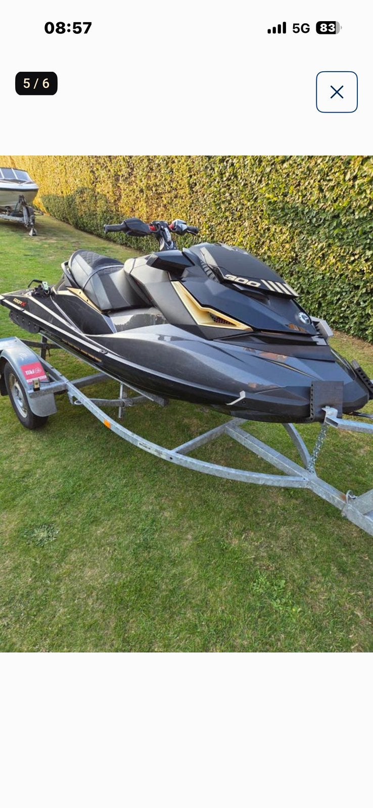Seadoo rxp 300 -2019/2020 riva, Ophalen, Zo goed als nieuw, Motor en Techniek, Motorboot