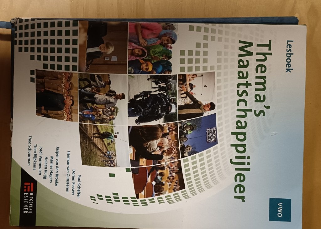 Thema's Maatschappijleer Vwo lesboek, Gelezen, VWO, Verzenden, Maatschappijleer