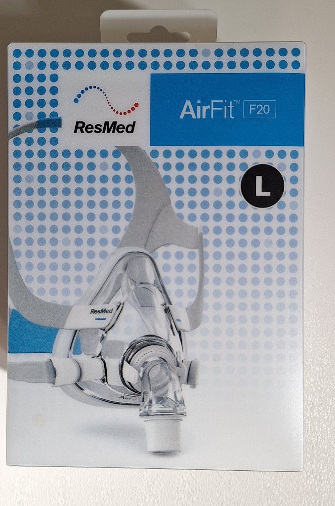 Nieuw Resmed Airfit F20 Full Face Mask Maat L, Diversen, Ophalen of Verzenden, Nieuw