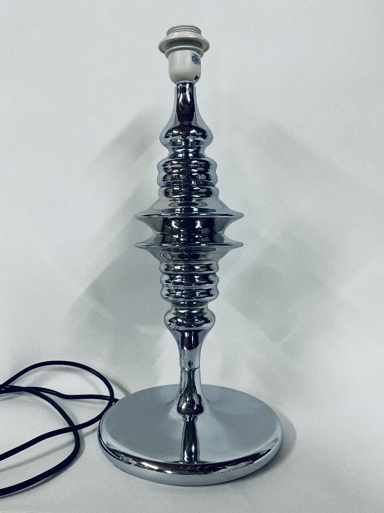 space age tafellamp chroom Nagel stijl, Huis en Inrichting, Lampen | Tafellampen, Ophalen, Gebruikt, Nagel Space Age, Minder dan 50 cm