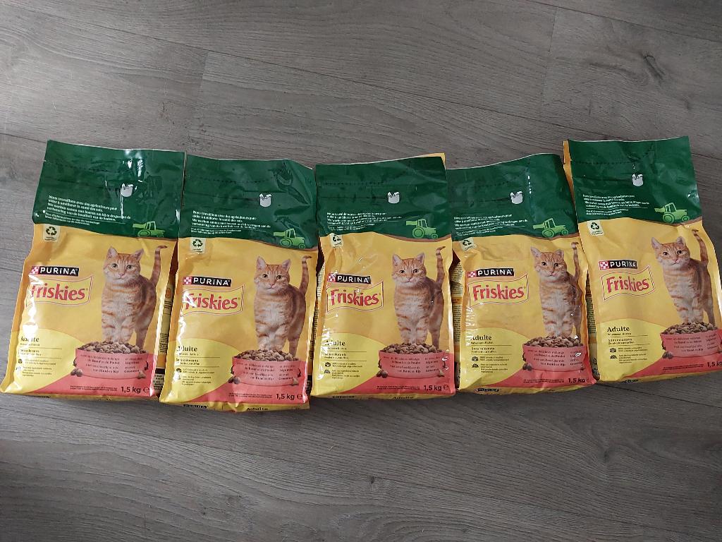5x Purina Friskies Kattenvoer 1.5kg, Ophalen, Kat
