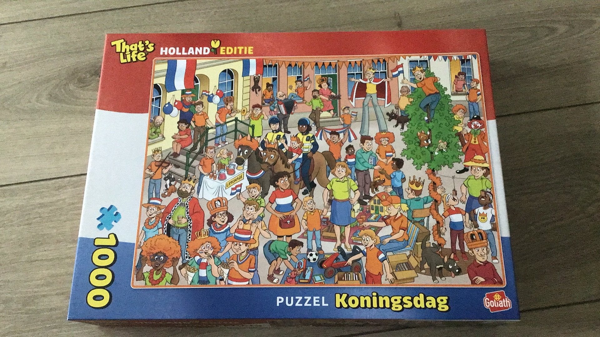That’s Life Holland Editie Puzzel Koningsdag 1000 stuks, Ophalen, 500 t/m 1500 stukjes, Zo goed als nieuw, Legpuzzel