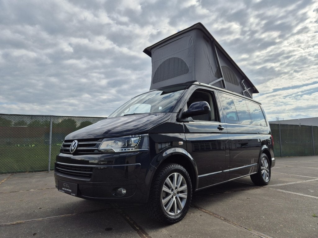 Volkswagen T5 California Comfortline 2.0TDI DSG, Caravans en Kamperen, Automaat, Koelkast, Buscamper of Camperbus, Airbags