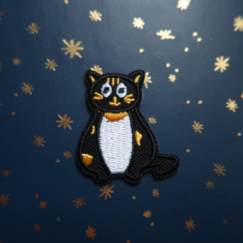 Kat opstrijkplaatje Patch Badge Applique, Verzenden, Nieuw, Overige applicaties