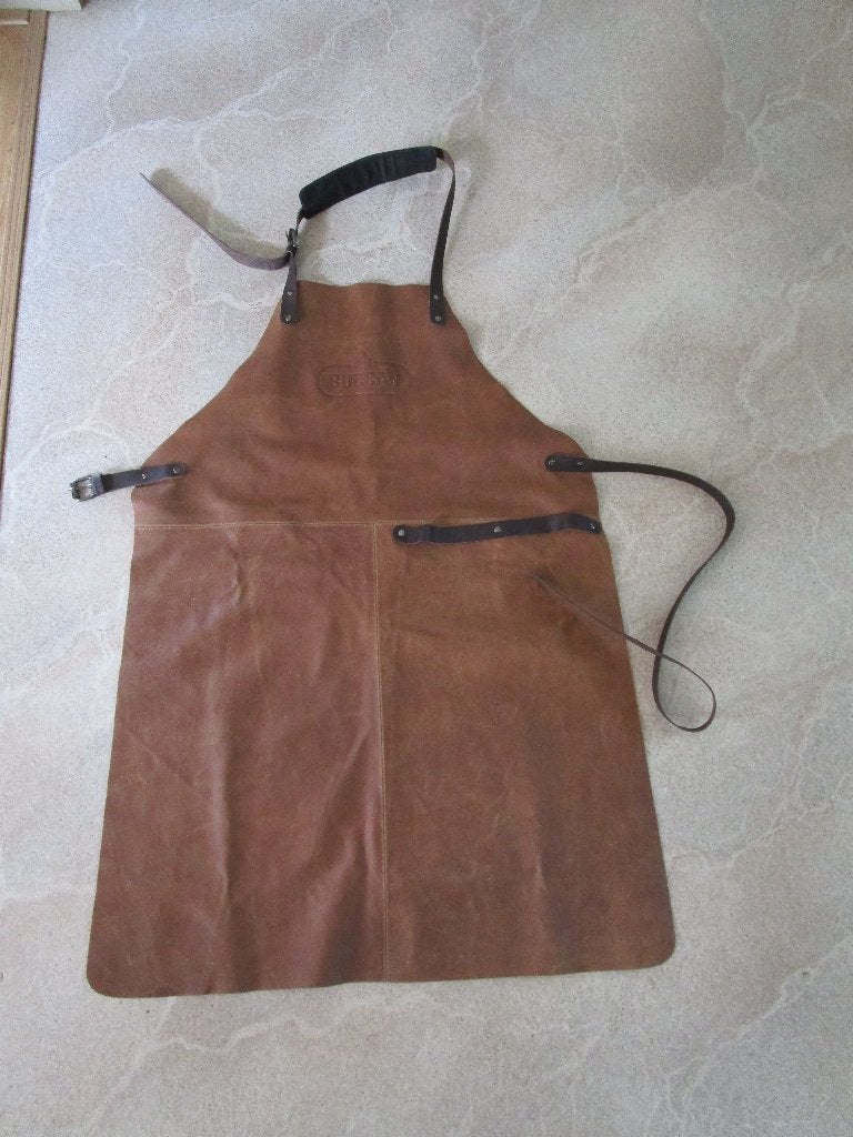 Leren bbq schort, van Buccan. Nieuw., Ophalen of Verzenden, Nieuw