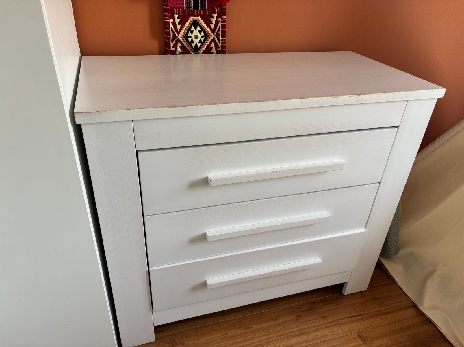 Witte commode gratis op te halen, Ophalen, Gebruikt, 50 tot 70 cm, 100 cm of meer
