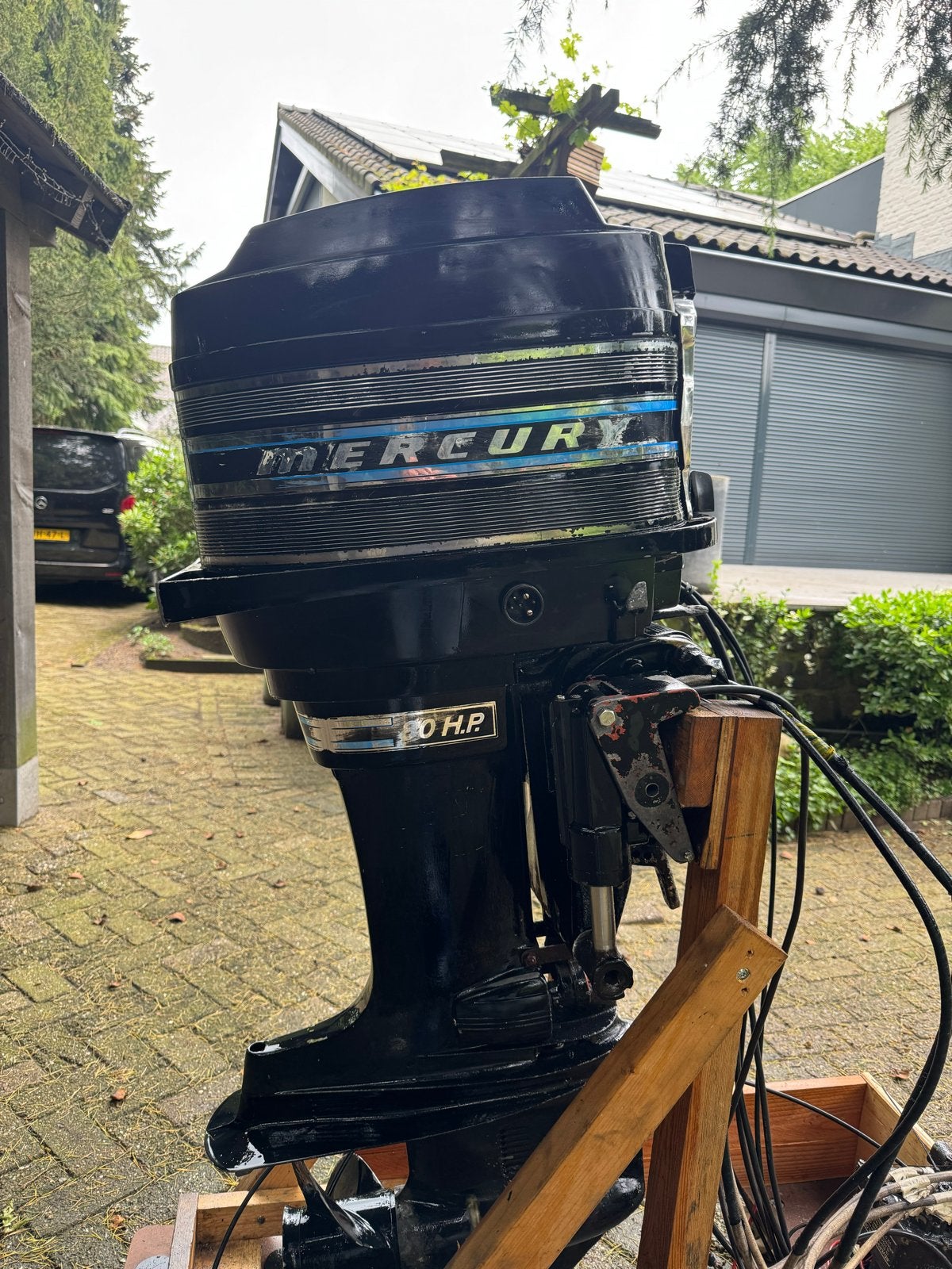 Mercury 80pk langstaart thunderbolt met powertrim, Watersport en Boten, Ophalen, Gebruikt, Met afstandsbediening, 30 pk of meer