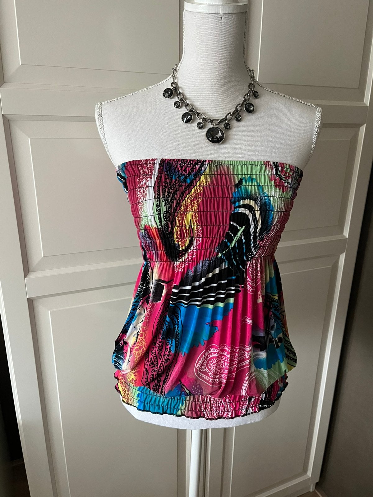 Nieuw! Mooie strapless top topje van Heat Zone maat S, Meerkleurig, Ophalen of Verzenden, Zo goed als nieuw, Maat 36 (S)