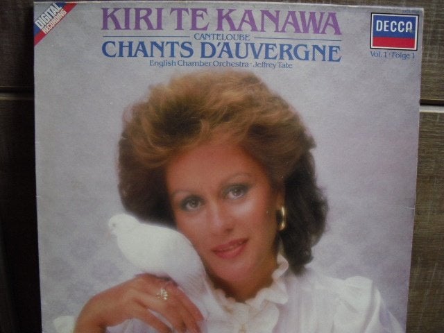 Kiri te Kanawa "Chants d`Auvergne" LP, Cd's en Dvd's, LP, Gebruikt, Ophalen of Verzenden, Romantiek