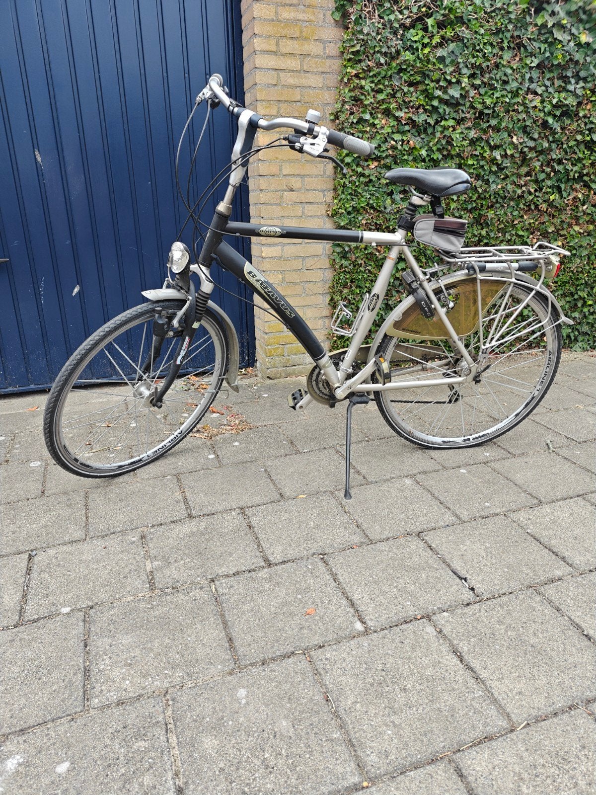 Batavus Compass herenfiets - Comfortabel en Betrouwbaar, Velgrem, Versnellingen, Batavus, Ophalen of Verzenden