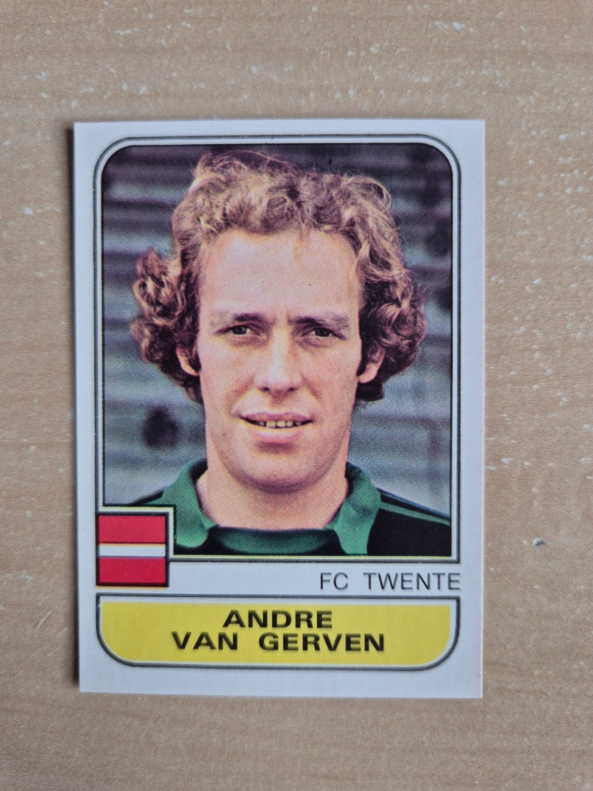 Panini Voetbal 82 Andre van Gerven FC Twente, Ophalen of Verzenden, Zo goed als nieuw, F.C. Twente, Poster, Plaatje of Sticker