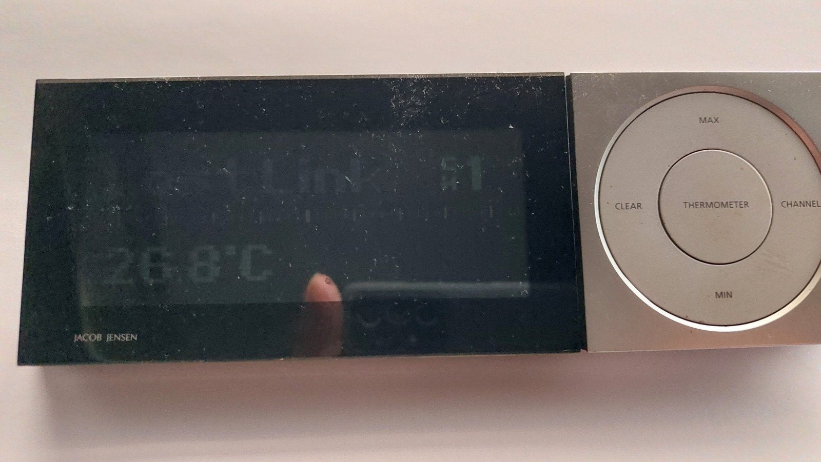 Jacob Jensen Baro-, Thermo-, Hygrometer géén buitenunit, Ophalen, Gebruikt, Weerstation