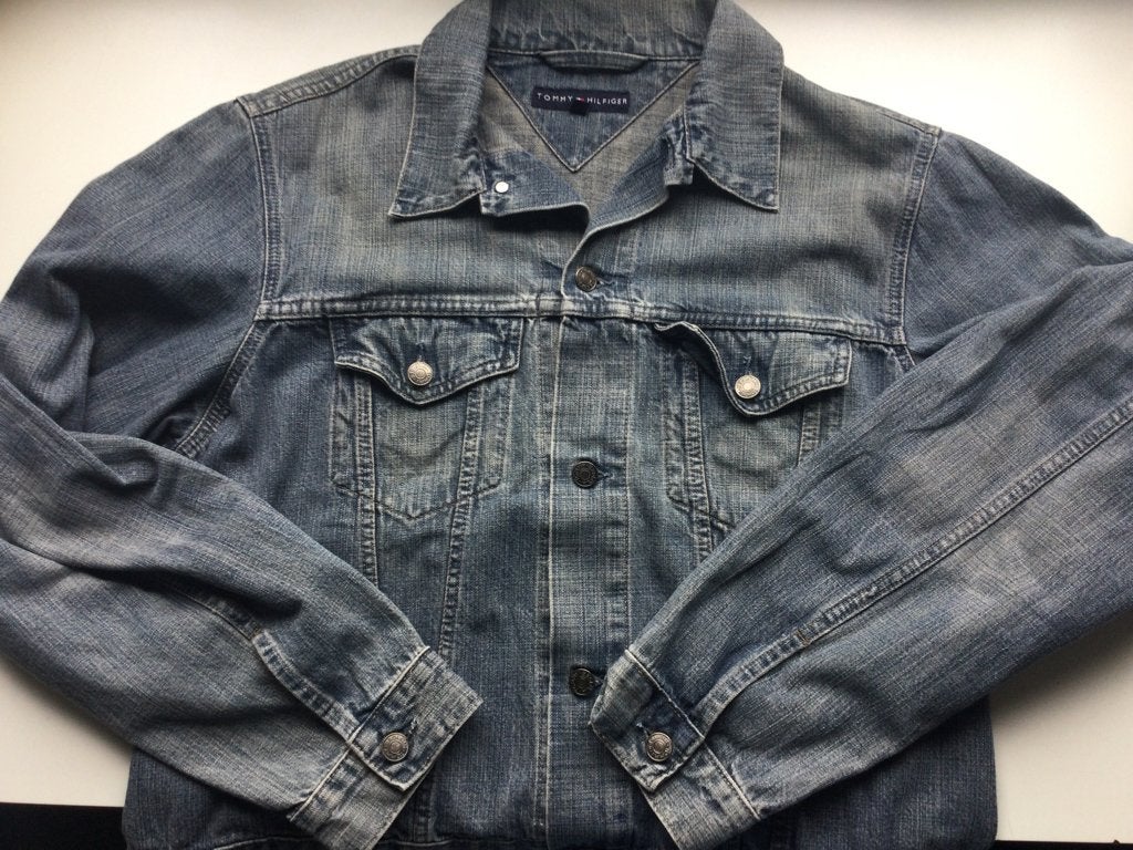 Tommy Hilfiger Jeansjacke Herren Größe XL, Kleding | Heren, Jassen | Zomer, Blauw, Tommy Hilfiger, Maat 56/58 (XL), Ophalen of Verzenden