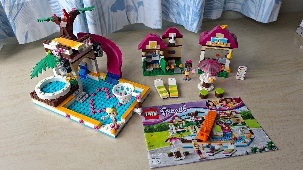 LEGO Friends 41008 Heartlake zwembad, Gebruikt, Lego, Friends, Ophalen of Verzenden
