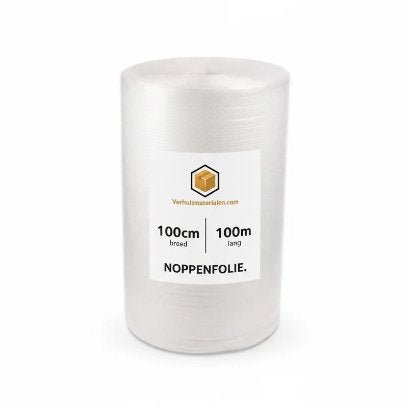 Noppenfolie 100 cm x 100 m – 80 micron – 3-laags