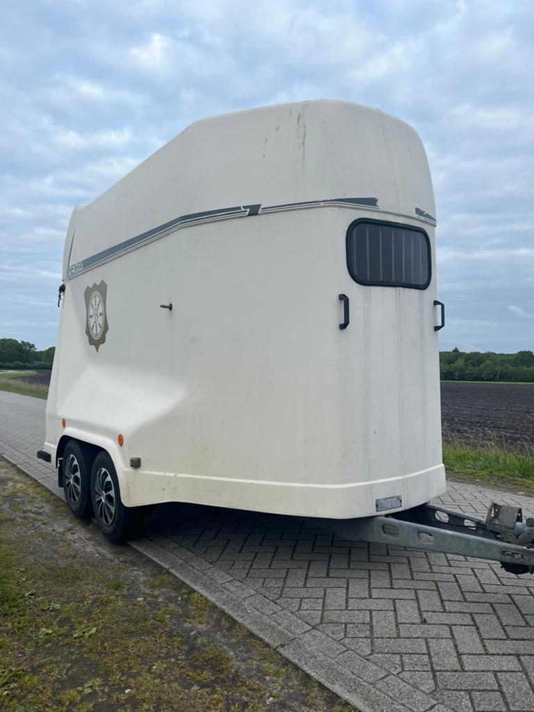 2 paards trailer Henra vol polyester zeer fijne trailer, Dieren en Toebehoren, Paarden en Pony's | Trailers en Aanhangwagens, Ophalen