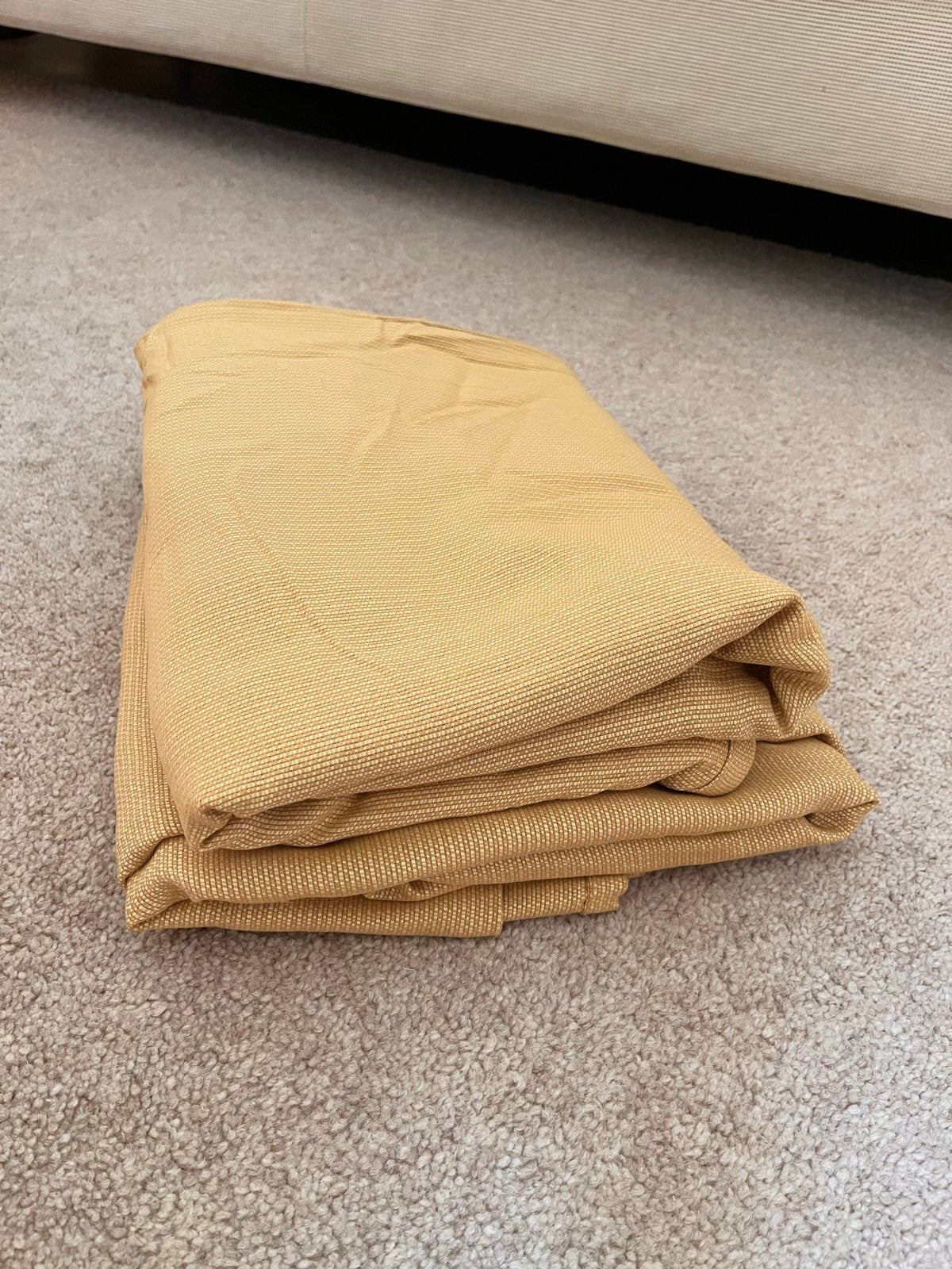IKEA Moalina gordijnen - warm geel, 2x 145x300 cm, Huis en Inrichting, Stoffering | Gordijnen en Lamellen, Ophalen, Met ringen