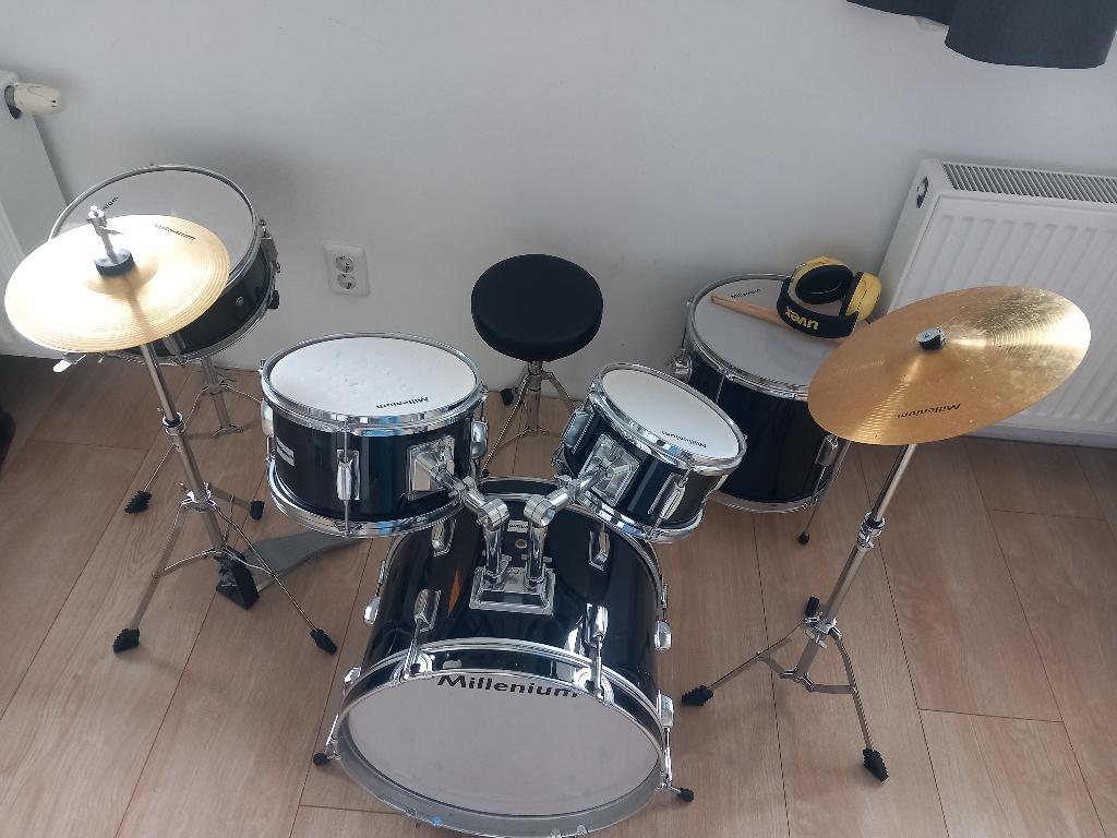Kinder drumstel, Muziek en Instrumenten, Drumstellen en Slagwerk, Ophalen, Gebruikt, Overige merken